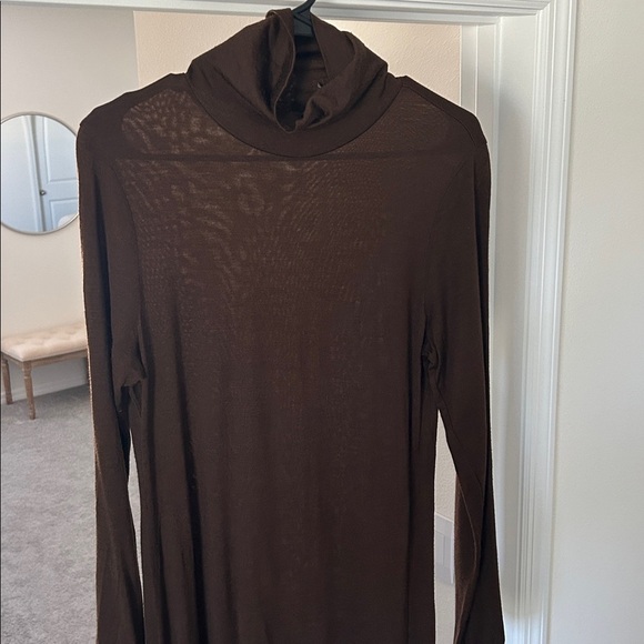 Ralph Lauren Brown Long Sleeve Sweater Dress - Picture 10 of 13